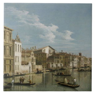 Grand Canal from Palazzo Flangini to Palazzo Bembo Tile