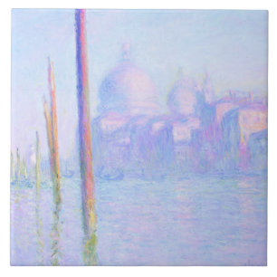 Grand Canal in Venice (by Claude Monet) Tile