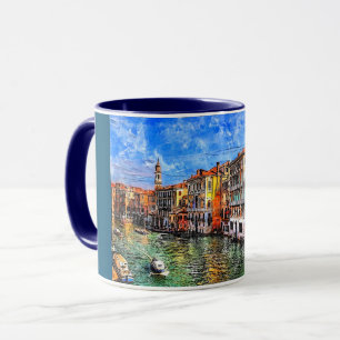 Grand Canal in Venice, Italy. Mug