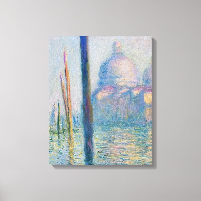 Grand Canal Monet Venice Italy Classic Painting Canvas Print (Front)