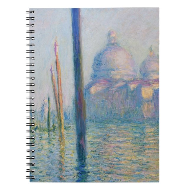 Grand Canal Monet Venice Italy Classic Painting Notebook (Front)