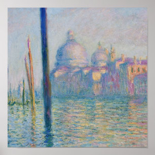 Grand Canal Monet Venice Italy Classic Painting Poster