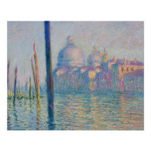 Grand Canal Monet Venice Italy Classic Painting Poster