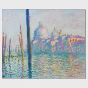 Grand Canal Monet Venice Italy Classic Painting Wrapping Paper