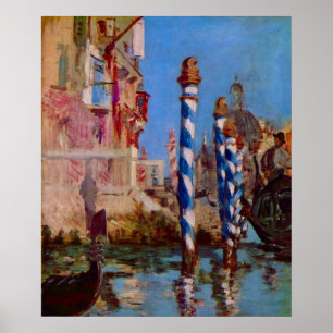 Grand Canal of Venice by Edouard Manet Poster