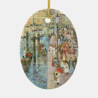 Grand Canal, Venice by Maurice Prendergast Ceramic Tree Decoration