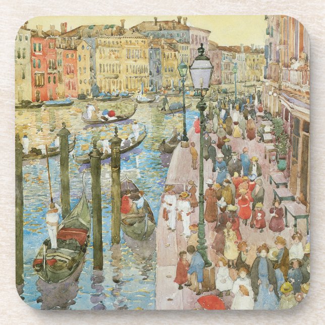 Grand Canal, Venice by Maurice Prendergast Coaster (Front)