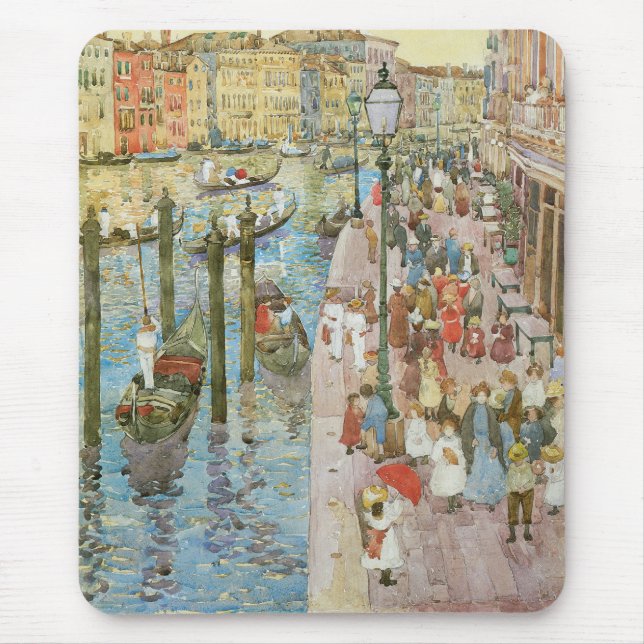 Grand Canal, Venice by Maurice Prendergast Mouse Mat (Front)