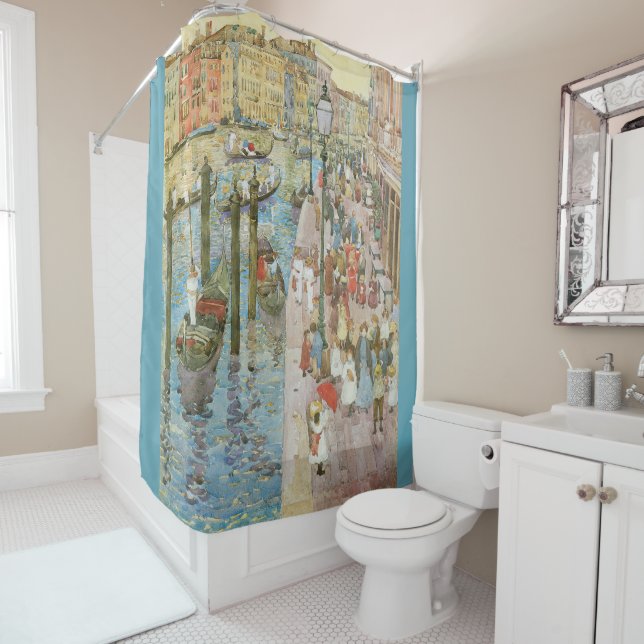 Grand Canal, Venice by Maurice Prendergast Shower Curtain (In Situ)