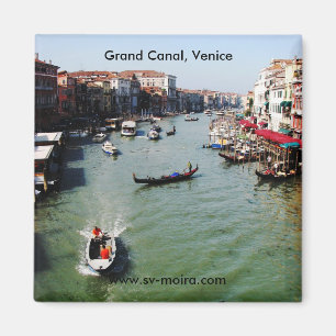 Grand Canal, Venice from Rialto Bridge Magnet