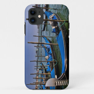 Grand Canal water with gondalo boats lined up iPhone 11 Case