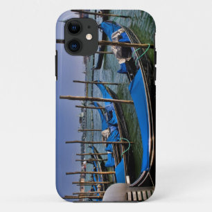 Grand Canal water with gondalo boats lined up iPhone 11 Case