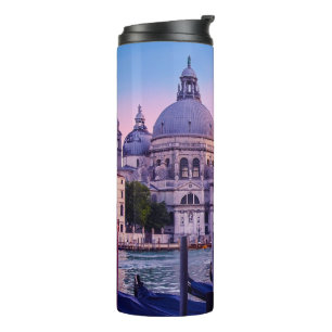 Grand Canal with gondolas and church in Venice Thermal Tumbler