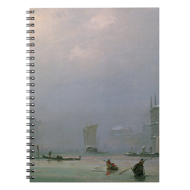 Grand Canal with Snow and Ice, 1849 Notebook (Front)