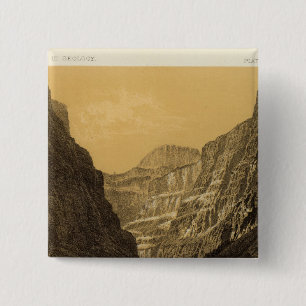 Grand Canon, Colorado River 15 Cm Square Badge