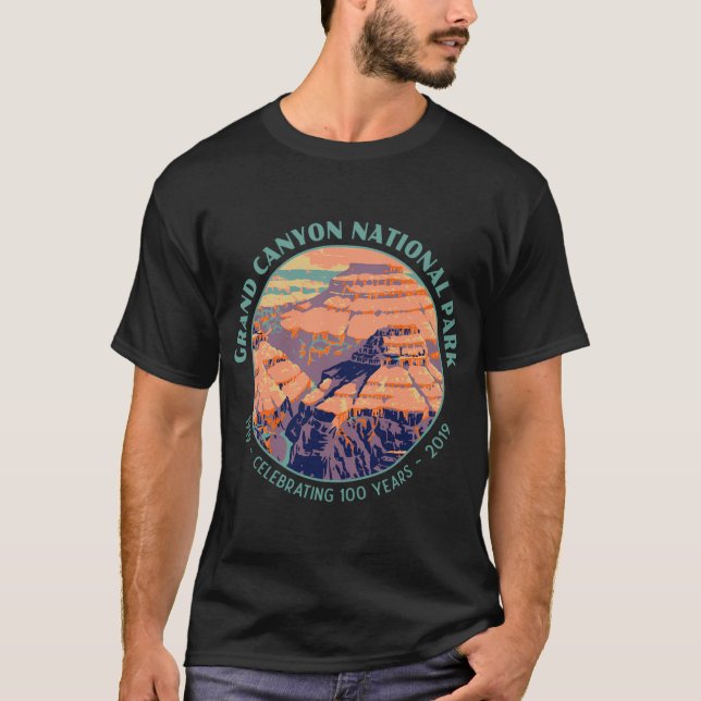 Grand Canyon 100 Years Anniversary Centennial T-Shirt (Front)