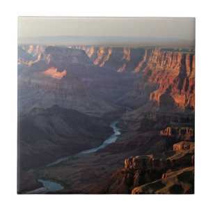 Grand Canyon and Colorado River in Arizona Tile