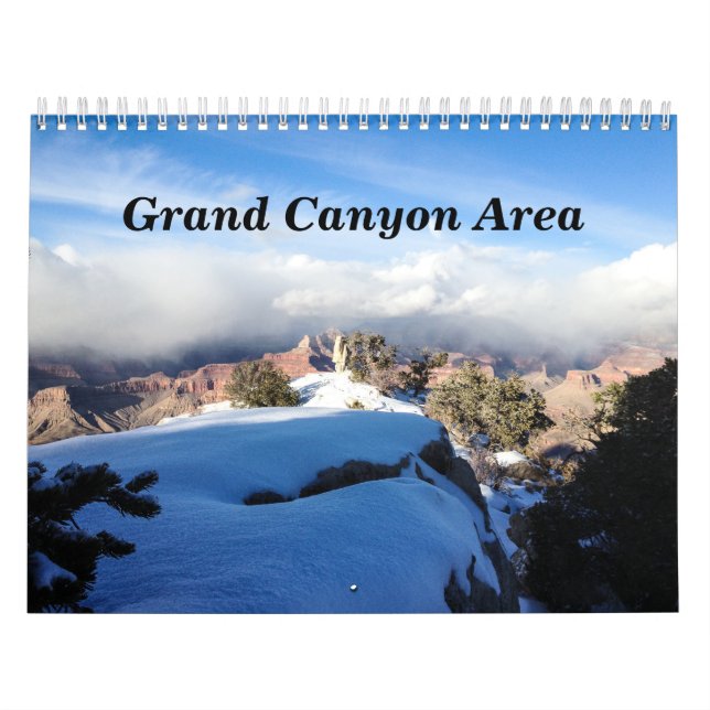 Grand Canyon Area National Park 2025 Calendar (Cover)
