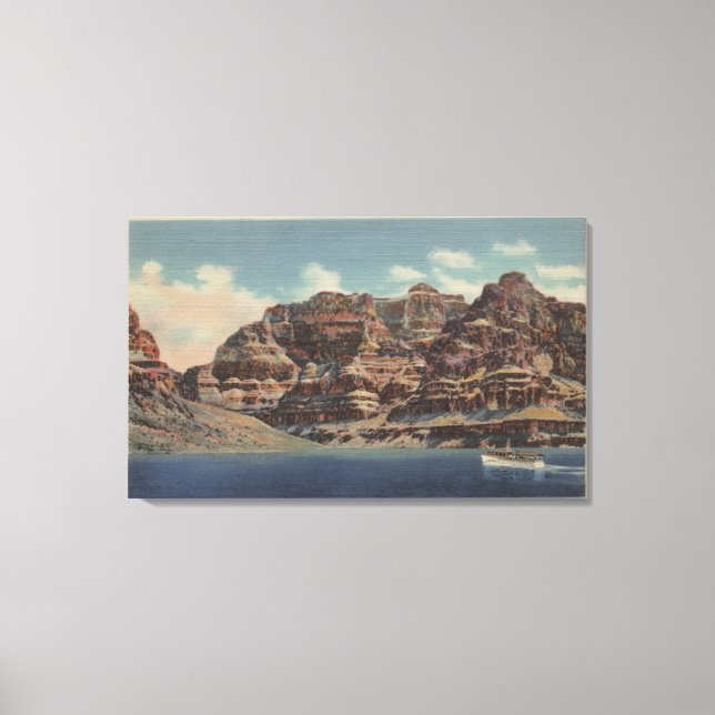 Grand Canyon, Arizona - Boulder Dam Area Canvas Print (Front)