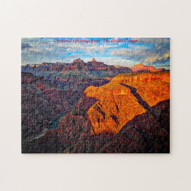 Grand Canyon Arizona.Christmas Greetings Jigsaw Puzzle (Horizontal)