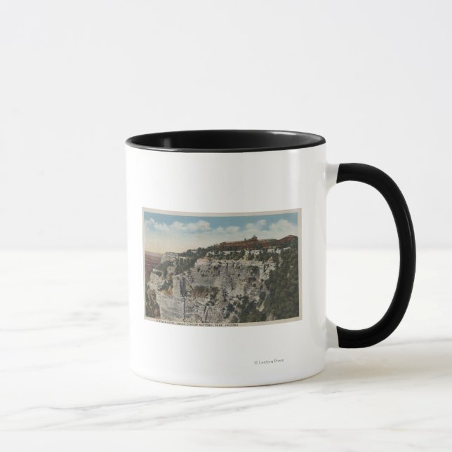 Grand Canyon, Arizona - El Tovar Hotel View Mug (Right)