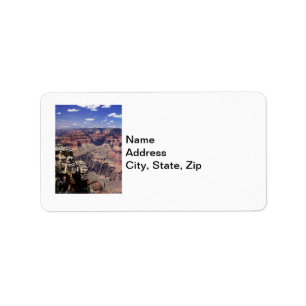 Grand Canyon, Arizona Label