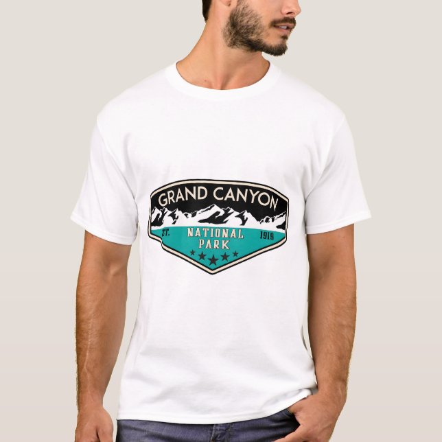 GRAND CANYON  ARIZONA MOUNTAINS HIKING CAMPING HIK T-Shirt (Front)