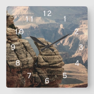 Grand Canyon, Arizona Square Wall Clock