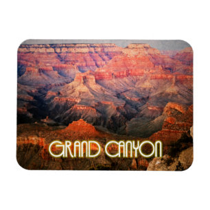 Grand Canyon, Arizona sunset stylised Magnet