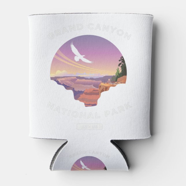 Grand Canyon Arizona US National Park Travel Hikin Can Cooler (Front)
