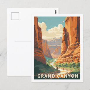 Grand Canyon Arizona USA Famous Travel Place Postcard