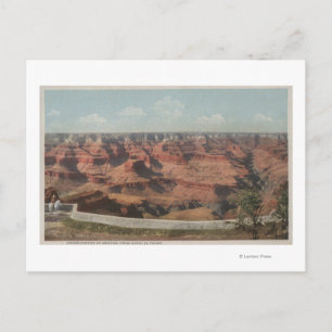 Grand Canyon, Arizona - View of Canyon from Hote Postcard