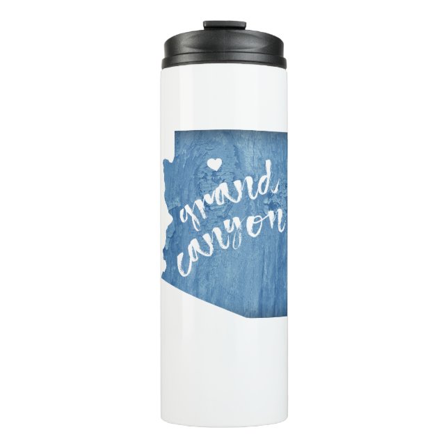 Grand Canyon Arizona Wood Grain Thermal Tumbler (Front)