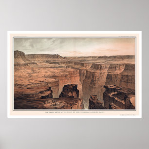 Grand Canyon at the Foot of Toroweap 1882 Poster