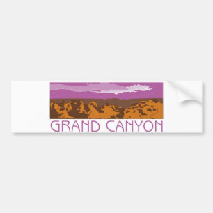 Grand Canyon Banner Bumper Sticker