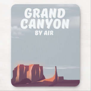 Grand Canyon By Air vintage travel poster. Mouse Mat
