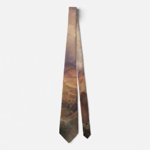 Grand Canyon by Thomas Moran, Vintage Landscape Tie