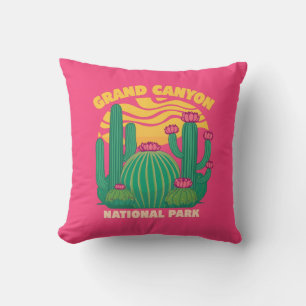 Grand Canyon Cactus Sunset Cushion