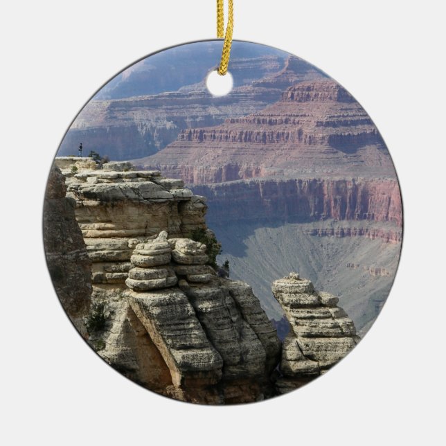 Grand Canyon Ceramic Tree Decoration (Front)