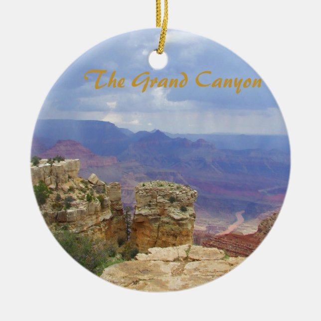 Grand Canyon Ceramic Tree Decoration (Front)