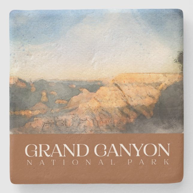 Grand Canyon Coaster, National Park Stone Coaster (Front)