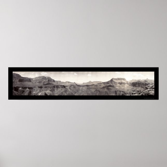 Grand Canyon Colorado Photo 1909 Poster (Front)