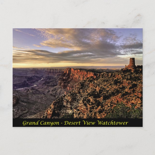 Grand Canyon - Desert View Watchtower Postcard (Front)