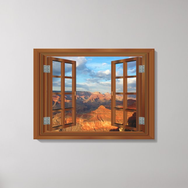 Grand Canyon Fab Window USA Canvas Print (Front)
