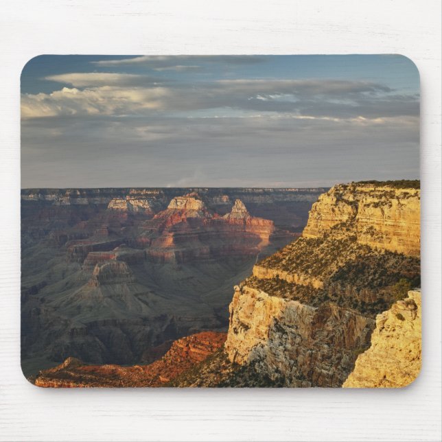 Grand Canyon from the south rim at sunset, 3 Mouse Mat (Front)