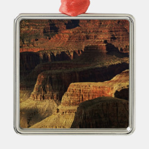 Grand Canyon from the south rim at sunset, 4 Metal Tree Decoration