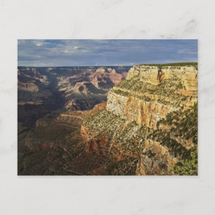 Grand Canyon from the south rim at sunset, 5 Postcard