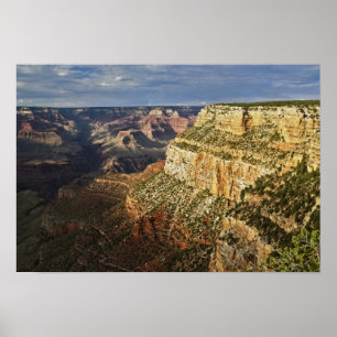 Grand Canyon from the south rim at sunset, 5 Poster