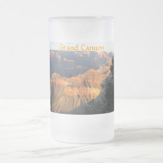 Grand Canyon Frosted Glass Beer Mug