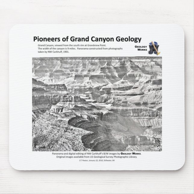 Grand Canyon II - Geology Pioneers Mouse Mat (Front)